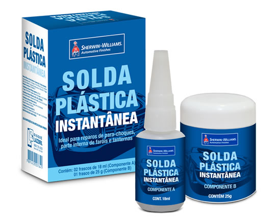 Solda plástica instantânea